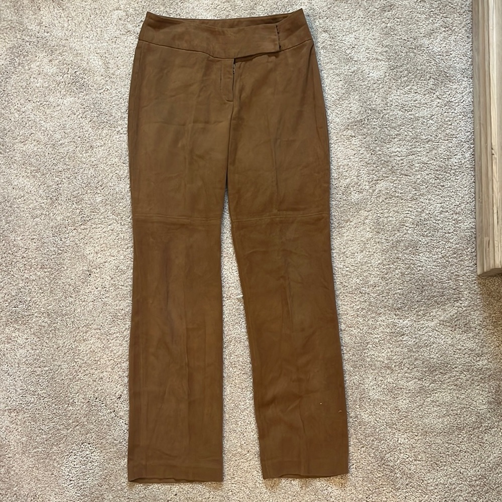 Brown BCBG suede pants